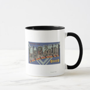 Taza Warren, letra ScenesWarren, OH de OhioLarge