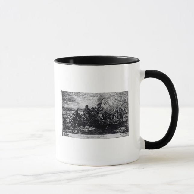 Taza Washington que cruza el Delaware (Derecha)