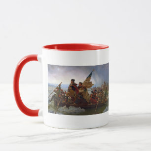 Taza Washington que cruza el río Delaware