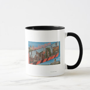 Taza Washington, Utah - Escenas de letras grandes