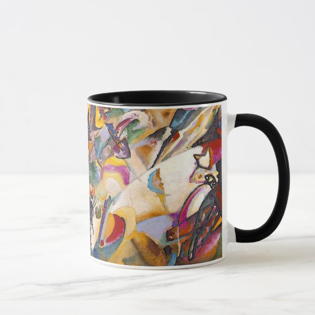 Taza Wassily Kandinsky - Composición 7 Arte Resumen (Derecha)