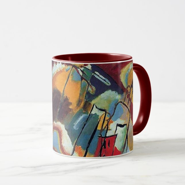 Taza Wassily Kandinsky - Improvisación 30 (Cañones) (Anverso derecho)