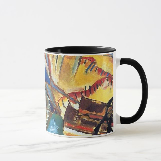 Taza Wassily Kandinsky - Improvisación 30 (Cañones) (Derecha)