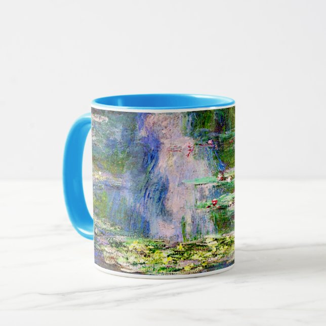 Taza Water-Lilies, pintura de 1907 de Claude Monet (Anverso izquierdo)