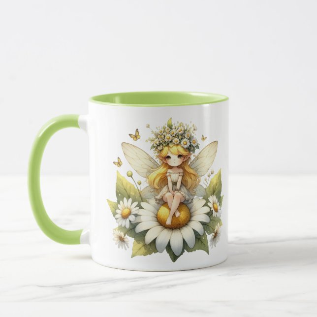 Taza Watercolor Daisy Fairy (Izquierda)