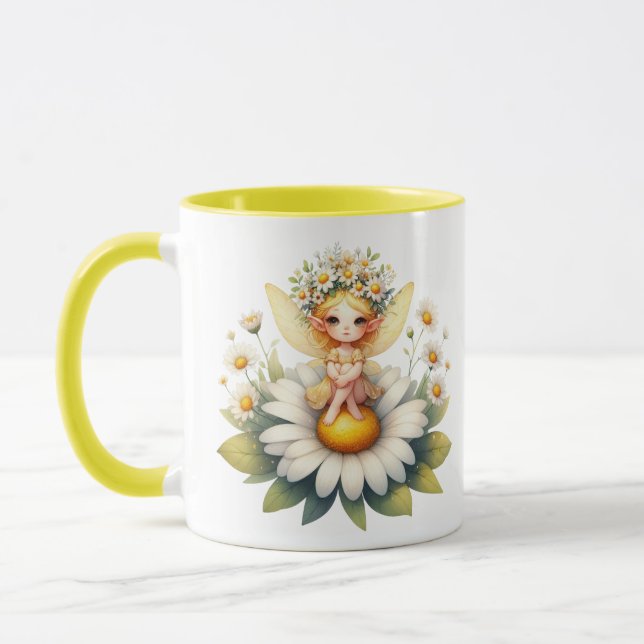 Taza Watercolor Daisy Fairy (Izquierda)