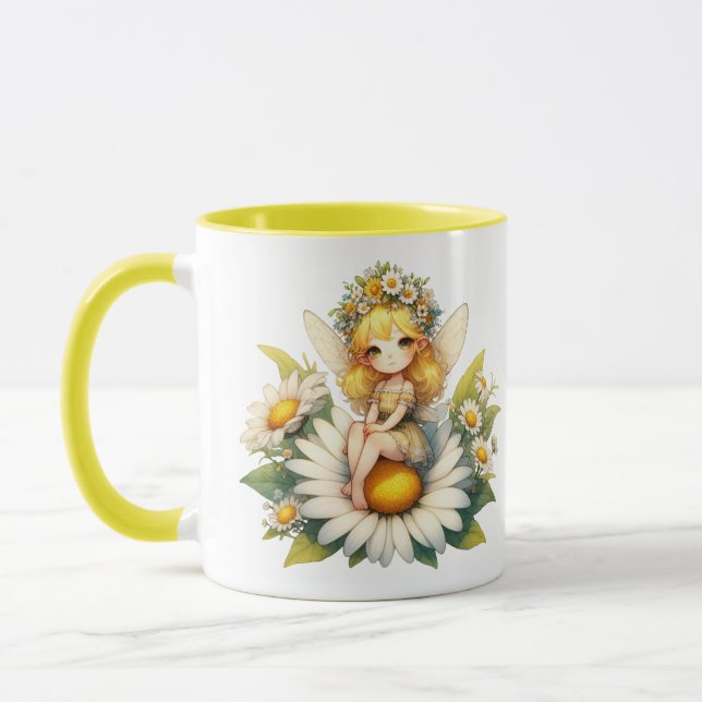Taza Watercolor Daisy Fairy (Izquierda)