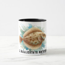 Taza Watercolor Series: Flounder/Flatfish