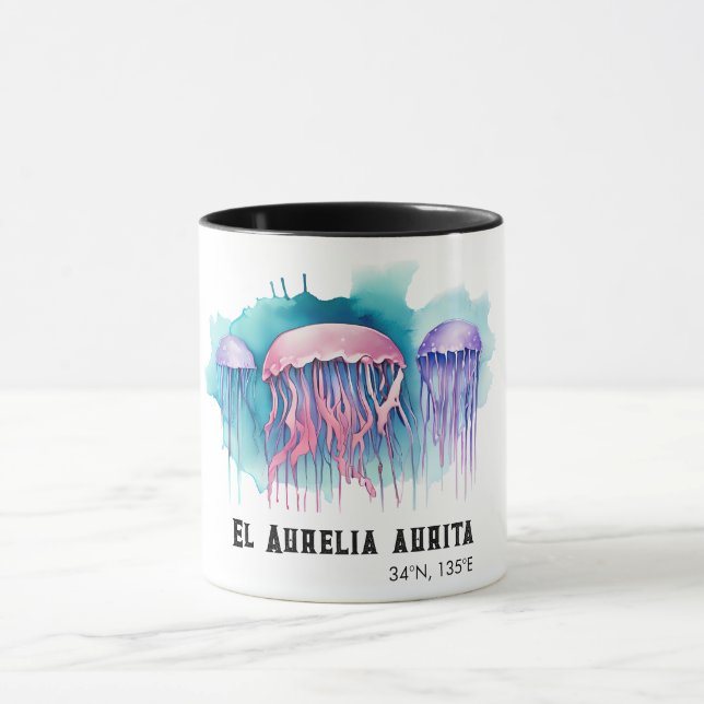 Taza Watercolor Series: Jellyfish (Centro)