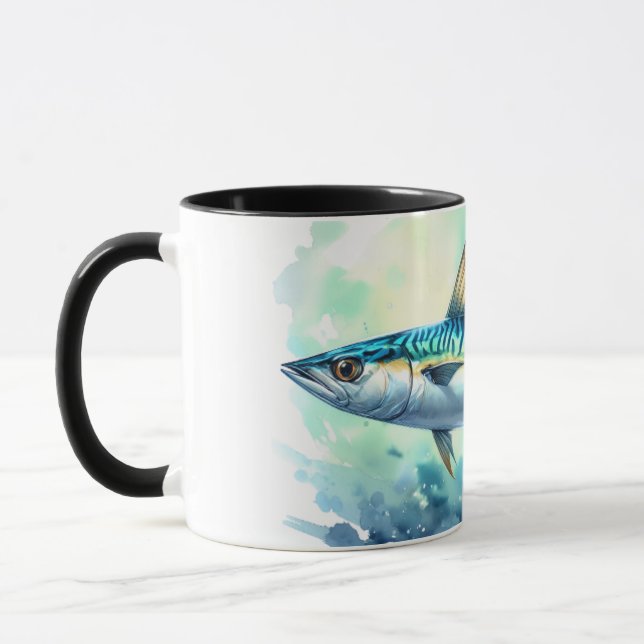 Taza Watercolor Series: Mackerel (Izquierda)