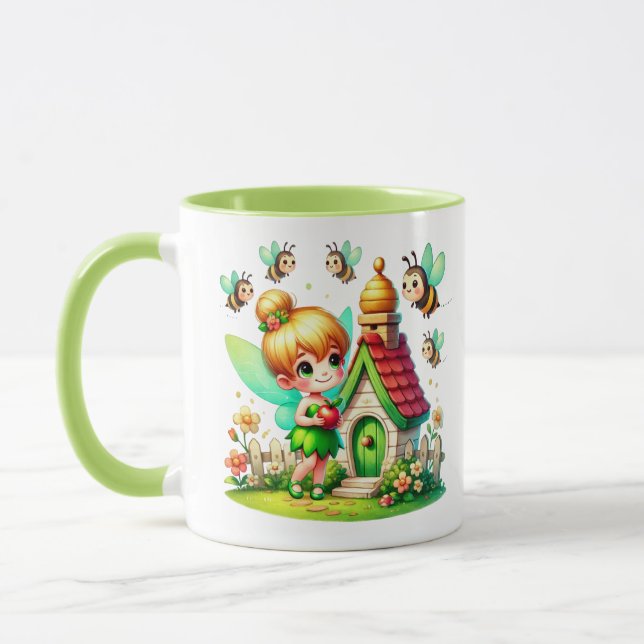 Taza Watercolor Spring Baby Fairy (Izquierda)