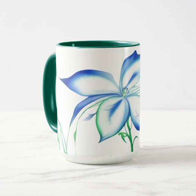 Taza Waterflower 2 (Anverso izquierdo)