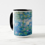 Taza Waterlilies, 1916-1919, por Claude Monet<br><div class="desc">Claude Monet - Waterlilies,  1916-1919. Oscar-Claude Monet (1840-1926) fue un pintor francés y fundador de la pintura impresionista que es visto como un precursor clave del modernismo,  especialmente en sus intentos de pintar la naturaleza como lo percibió.</div>