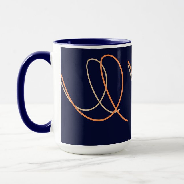 Taza Wavy Pattern Mug (Izquierda)