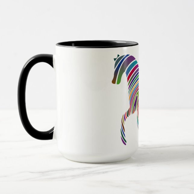 TAZA WAVY RAINBOW HORSE (Izquierda)