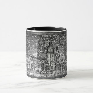 TAZA WAWEL CASTLE KRAKOW POLAND PEWTER