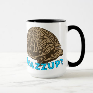 Taza Wazzup - Black 15 oz Ringer Mug
