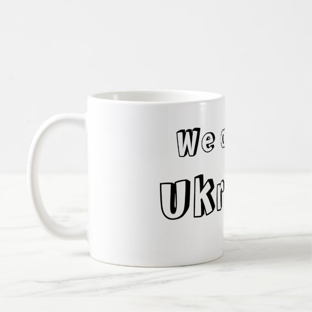 Taza We are all Ukraine (Izquierda)