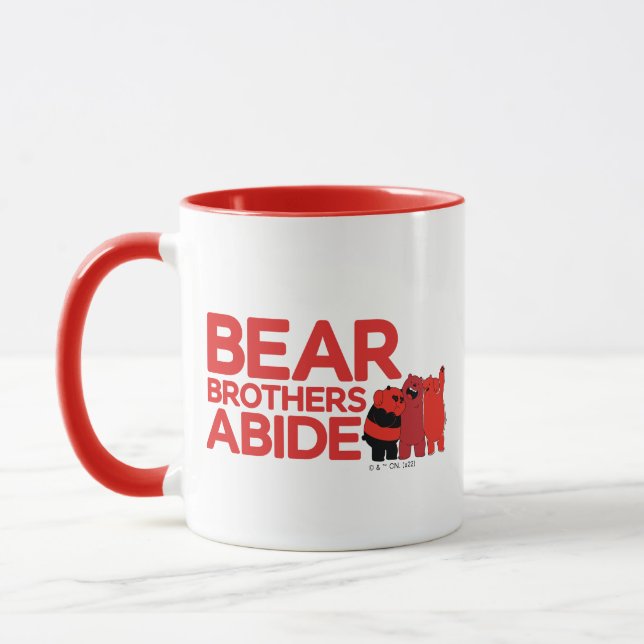 Taza We Bare Bears - Bear Brothers Abide (Izquierda)