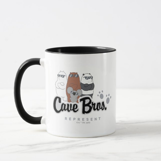 Taza We Bare Bears - Cave Bros. Represent (Izquierda)