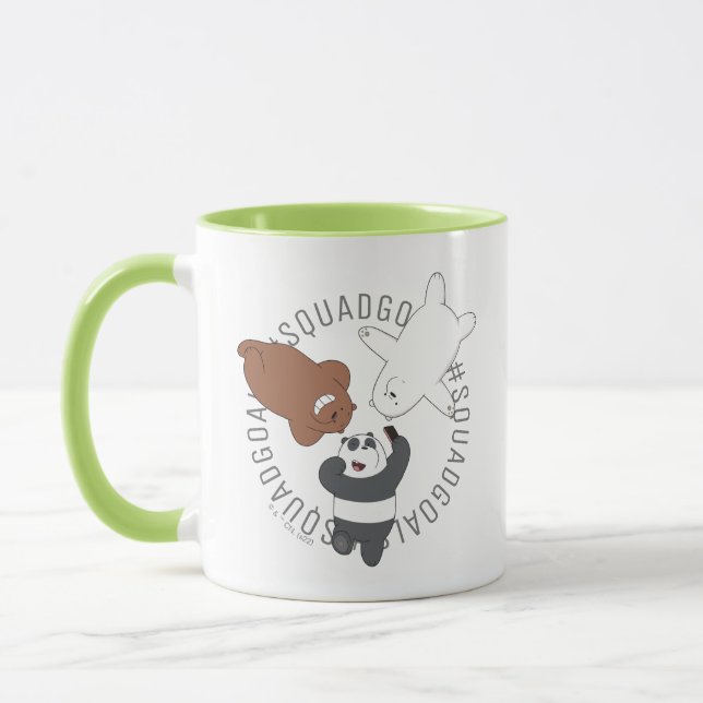 Taza We Bare Bears - #SquadGoals (Izquierda)