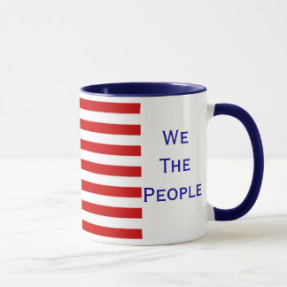 Taza We The People USA Flag Coffee Mug by Janz