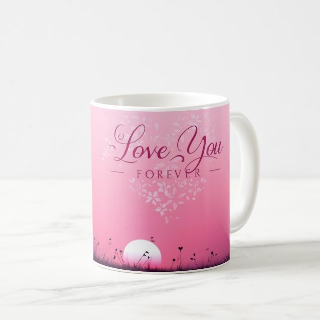 Taza Wedding, Anniversary Mug | Romantic Valentine Gift (Anverso derecho)