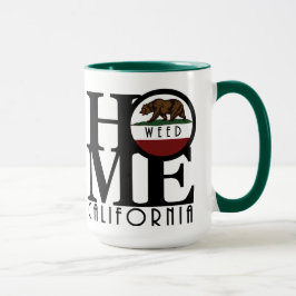 Taza Weed HOME California 15oz