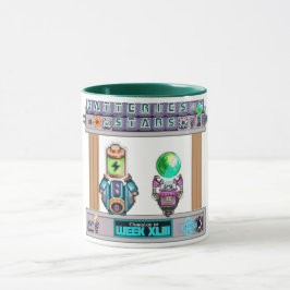 Taza Weekly Trophy Synthesis Batteries&Stars Mug