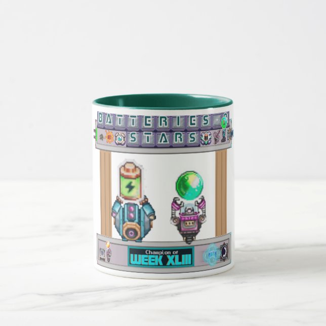 Taza Weekly Trophy Synthesis Batteries&Stars Mug (Centro)
