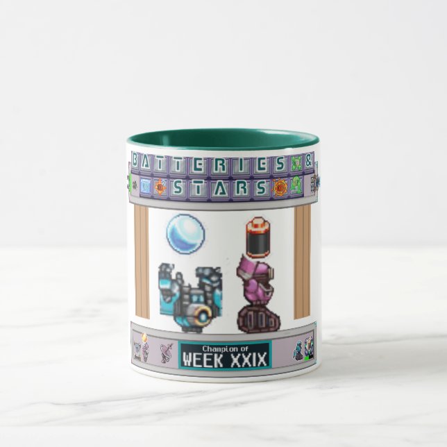 Taza Weekly Trophy Synthesis Batteries&Stars Mug (Centro)