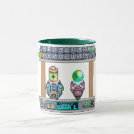 Taza Weekly Trophy Synthesis Batteries&Stars Mug