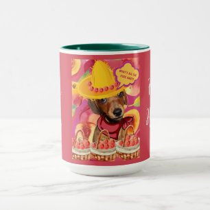 Taza Weenie Peach Farmer Coffee Mug