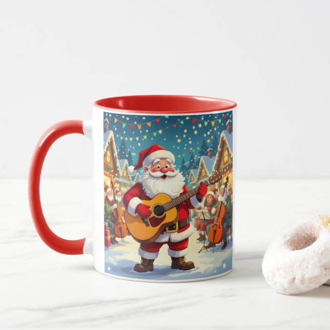 Taza „Weihnachtliche Harmonie“ (Con donut)