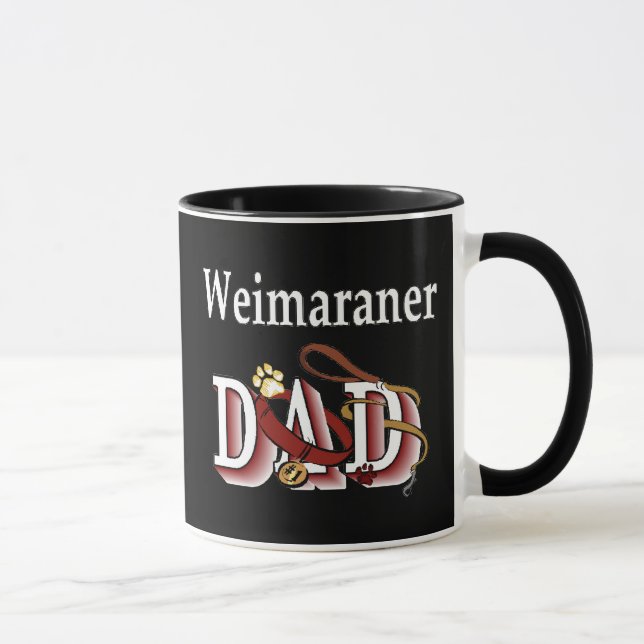 Taza Weimaraner Dad Mug (Derecha)