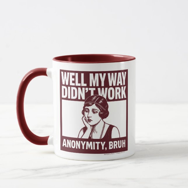 Taza Well My Way Didn't Work - Female - Mug (Izquierda)