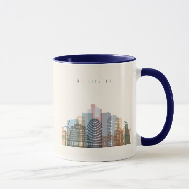 Taza Wellington, Nueva Zelandia| Cielo urbano (Derecha)