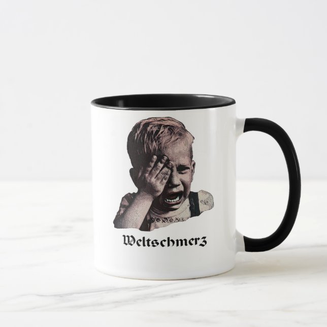 Taza Weltschmerz el | "dolor del mundo " (Derecha)