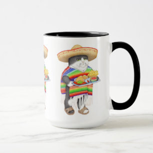 Taza WENDELITO Tall Black Combo Mug