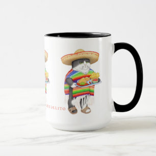 Taza WENDELITO Tall Black Combo Mug