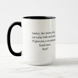 Taza Werewolf Romance Reader Add Name Gift Coffee Cup