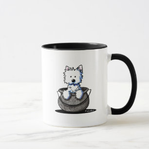 Taza Westie Halloween Cauldron Cutie