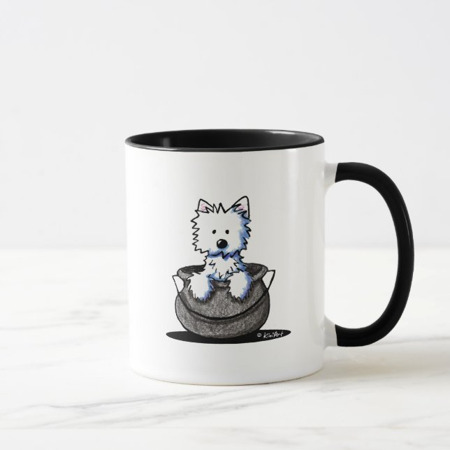 Taza Westie Halloween Cauldron Cutie (Derecha)