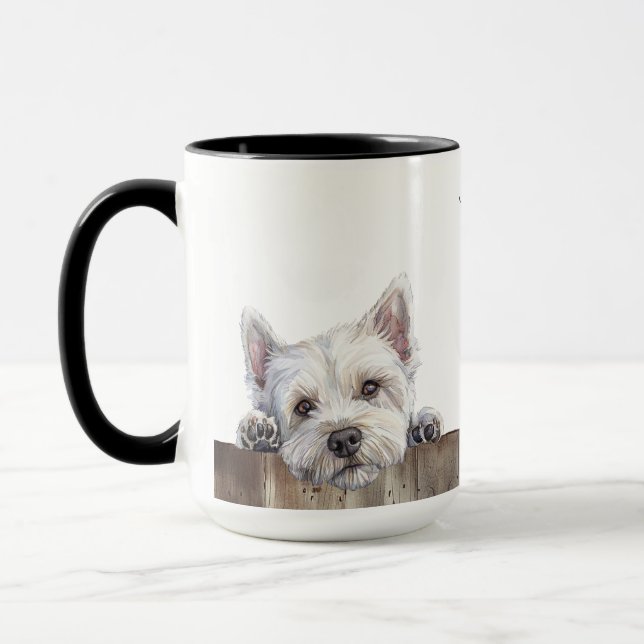 Taza Westie Terrier Dog Mug (Izquierda)