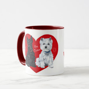 Taza Westie y Scottie Valentine