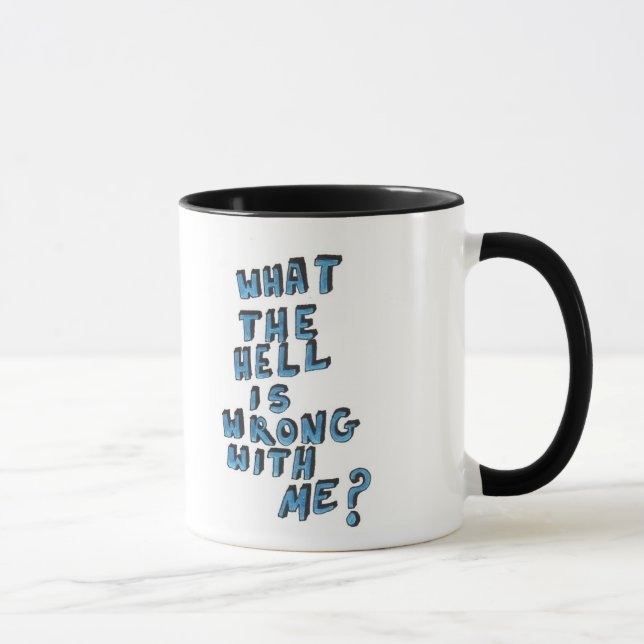 Taza 'What Hell' Grunge Cita Mug (Derecha)