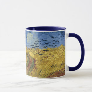 Taza Wheatfield con Crows (F779) Van Gogh Bella Artes