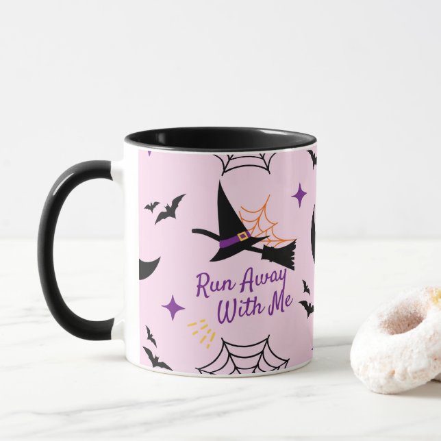 Taza Whimsical "Away Conmigo" (Con donut)