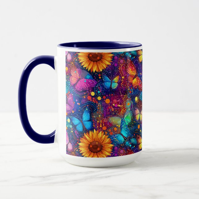 Taza Whimsical Butterfly Dream Mug (Izquierda)