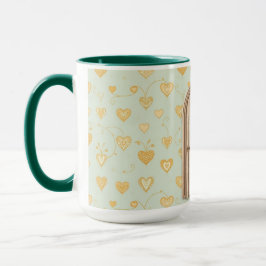 Taza Whimsical Heart Door Illusion